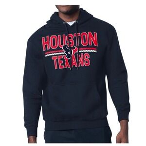 47 Brand Navy Houston Texans Hoodie Pullover Hooded Sweatshirt Men Medium